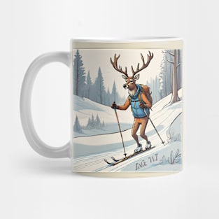 Cross Country Skier Mug